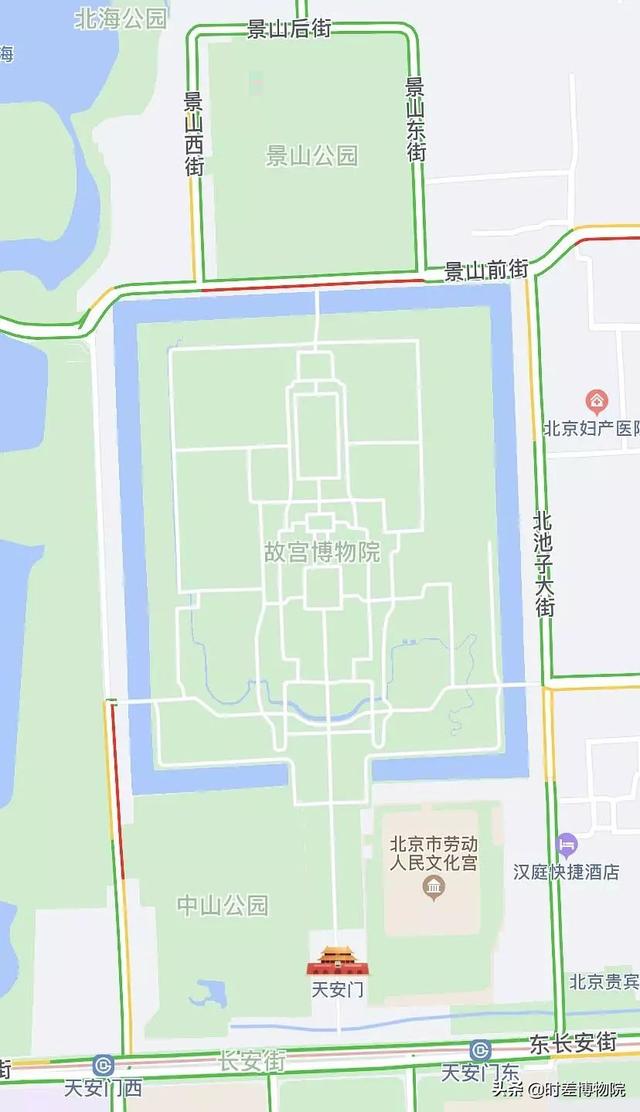 为什么故宫不是正南正北，故宫是正南正北吗（打开地图发现北京故宫竟然修歪了）