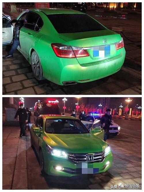 全车贴膜改色违法吗（男子嫌白车太普通改喷）