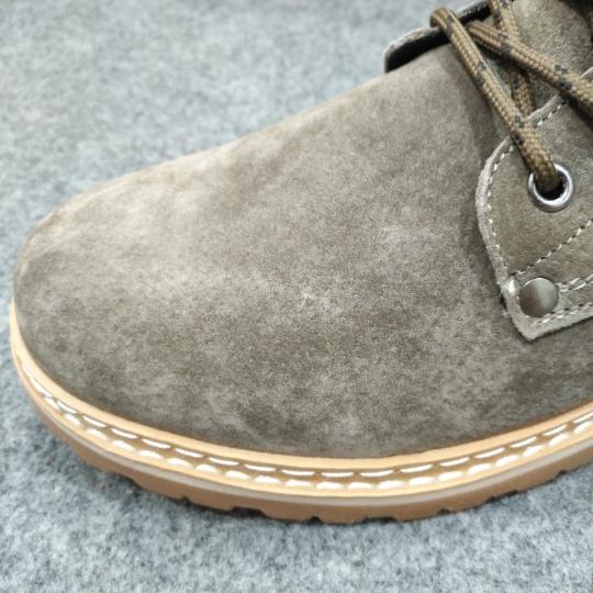 中帮靴子配什么裤子男，中帮鞋配什么袜子男（2019秋冬新款马丁靴工装潮靴复古时尚中帮真皮靴沙漠靴雪地靴子男）