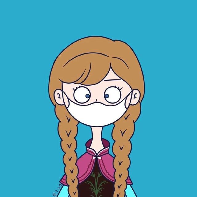 戴口罩的卡通图片，口罩动漫头像/出门一定要戴口罩微信（告诉更多的人我们必须戴口罩）