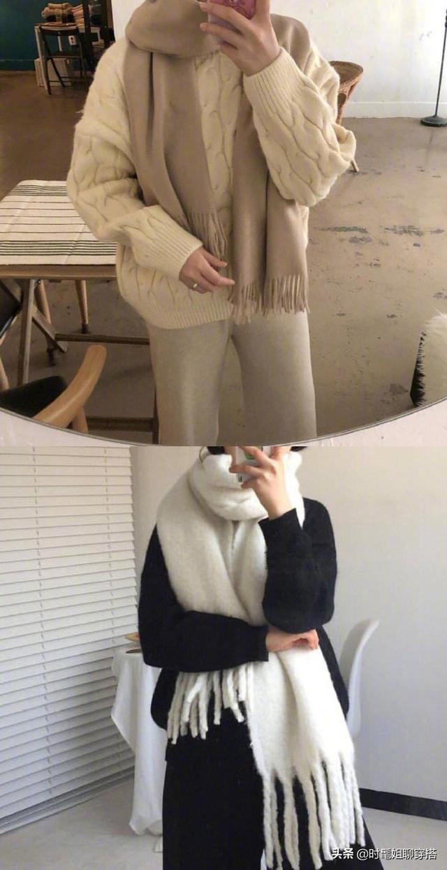 初学者怎么织围巾，怎样用手织围巾初学者（搭配毛衣或大衣温柔又保暖）