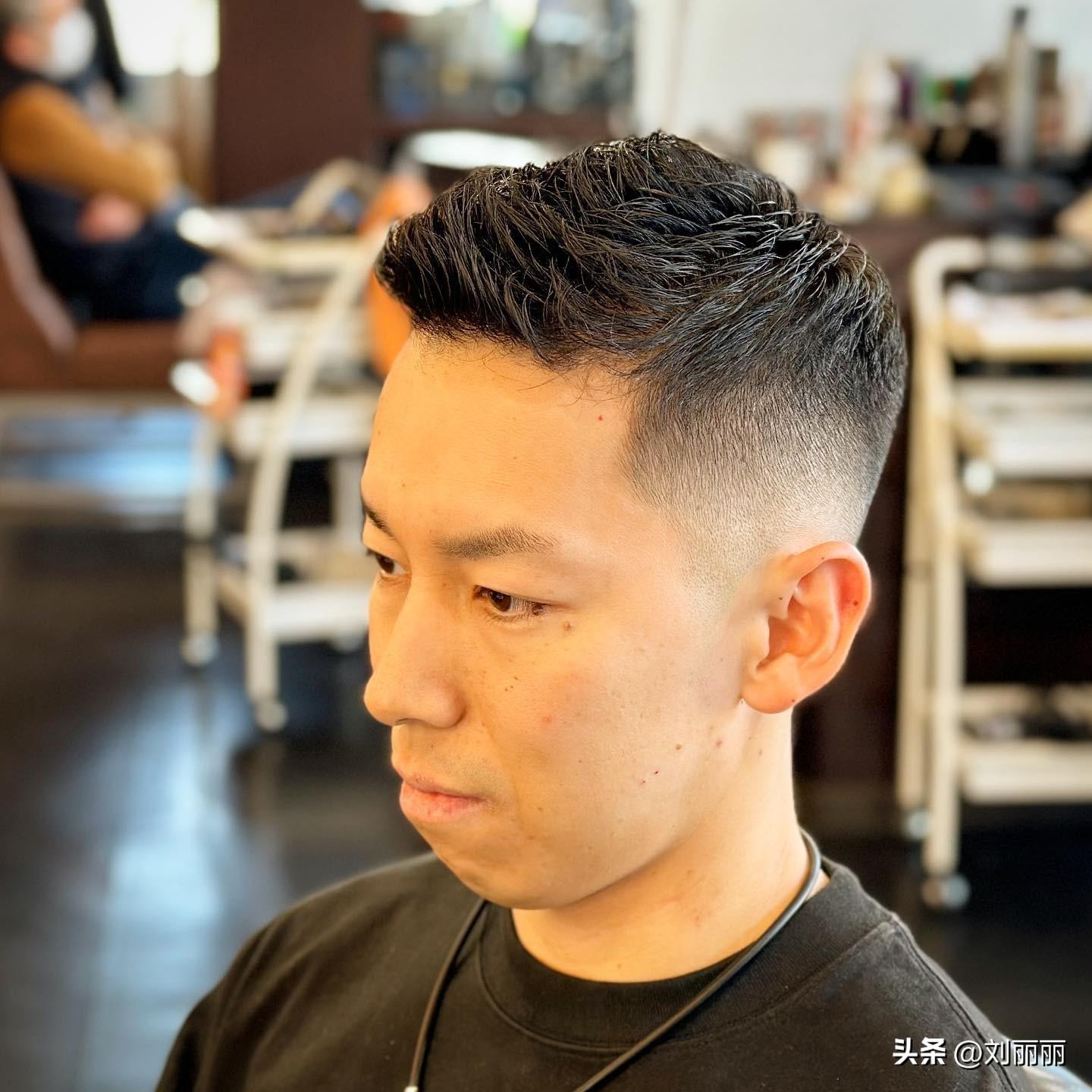 二八分男生发型,2023新款男士发型 - 玉三网