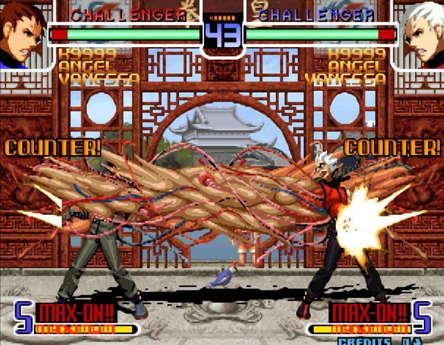 拳皇97连续技，拳皇97特瑞最快通关（经典街机《拳皇》1P和2P一起摇大招）