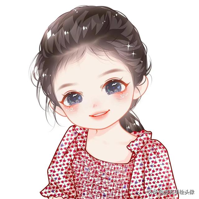 女生微信头像可爱卡通，适合女生的微信头像可爱萌卡通（可可爱爱的女生卡通头像）