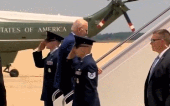 拜登2022年几岁，美国总统拜登又又又摔倒