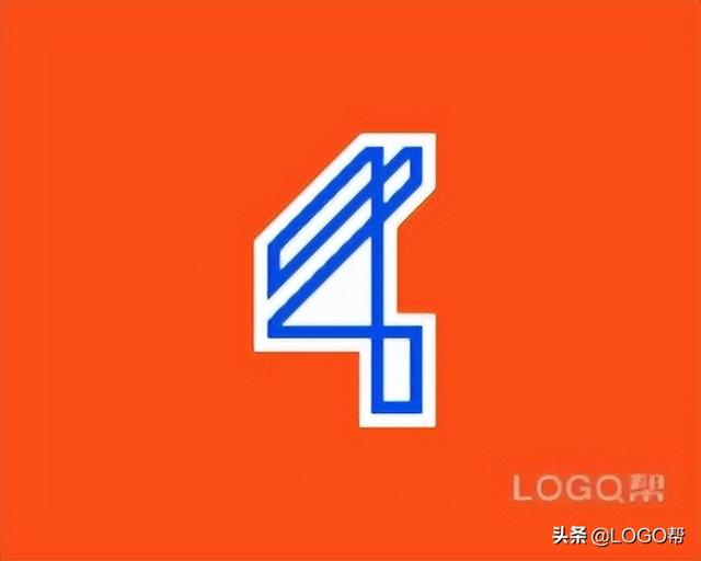 数字4在田字格的正确写法，数字3在田字格的正确写法（近百张数字“4”主题LOGO设计）
