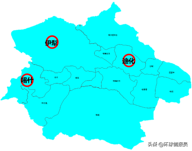 新疆地理位置，新疆地理位置特征（为什么从伊犁迁至乌鲁木齐）