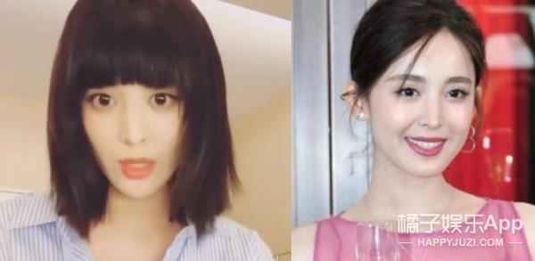 甜妹田曦薇，微信头像，甜妹田曦薇（迪丽热巴扛不住齐刘海）
