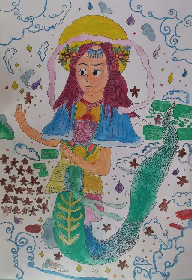 九婴造化诀，百遁成仙起点（·童画中华”优秀作品云上分享第七期）